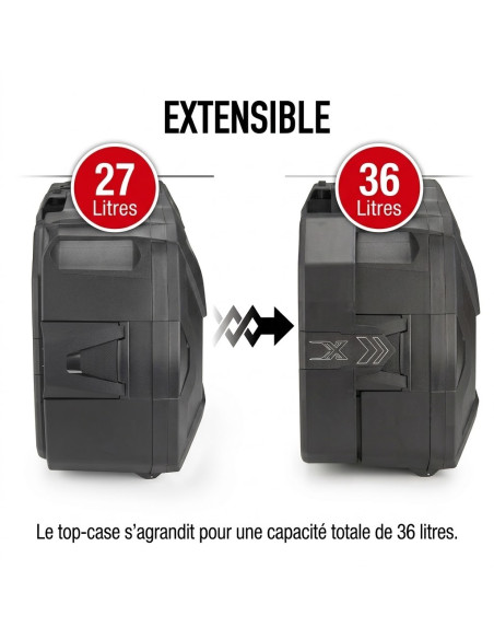 Top Case/Valise Extensible Givi XSpace 27-36 Litres