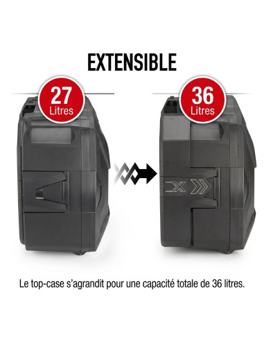 Paire de Valise Givi XSpace XP01PBA 27 à 36 Litres
