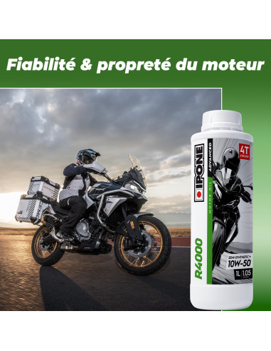 Huile Moto 4t Ipone R4000 10w30 Semi-Synthétique