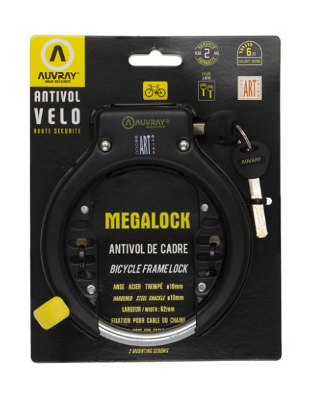 Antivol Vélo Mega Lock Fer à Cheval