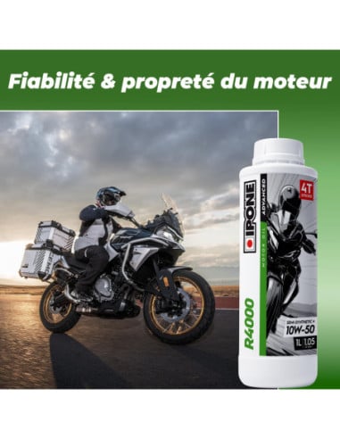 Huile Moto 4t Ipone R4000 10w30 Semi-Synthétique