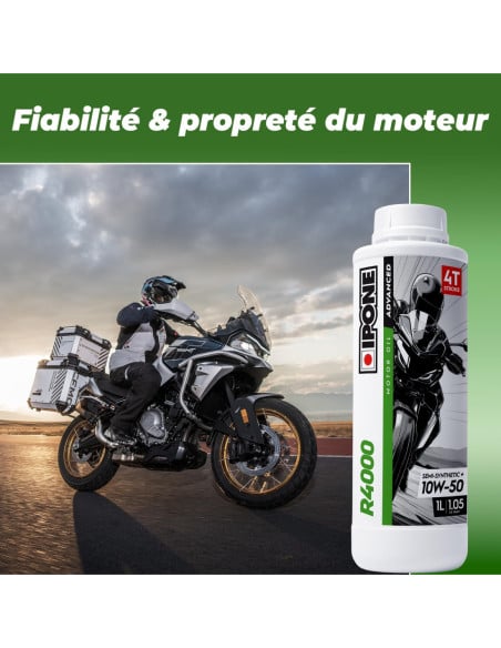 Huile Moto 4t Ipone R4000 10w30 Semi-Synthétique