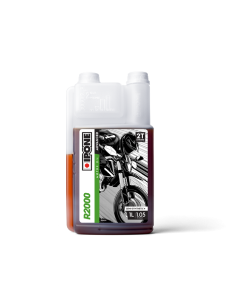 Huile Moto Ipone R2000 Semi-Synthétique 2 temps