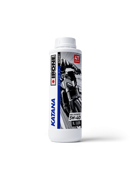 Huile Ipone Moto 5w40 Katana 4 temps 1 Litre
