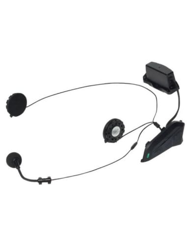 Intercom HJC 11Be pour F31 & i91 : kit écouteurs et micro sans fil avec micro, haut-parleur, et boîtier de contrôle.