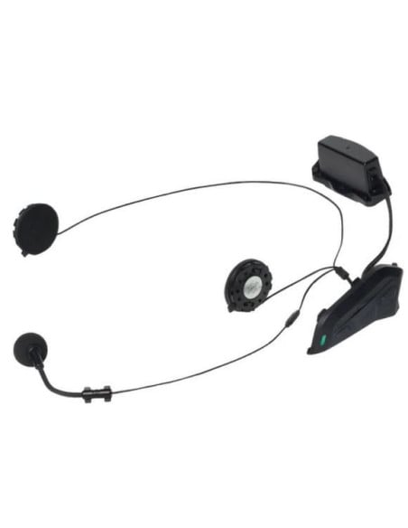 Intercom HJC 11Be pour F31 & i91 : kit écouteurs et micro sans fil avec micro, haut-parleur, et boîtier de contrôle.