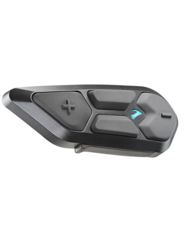 Bouton et commandes d’intercom Schuberth SC Edge ANC pour casque C5 ANC, vue de côté.
