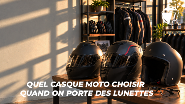 Quel casque moto choisir quand on porte des lunettes ?