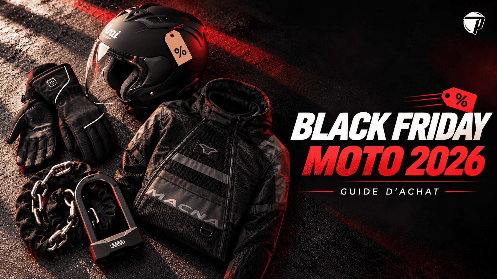 Équipement moto Black Friday 2026 : casque, veste, gants