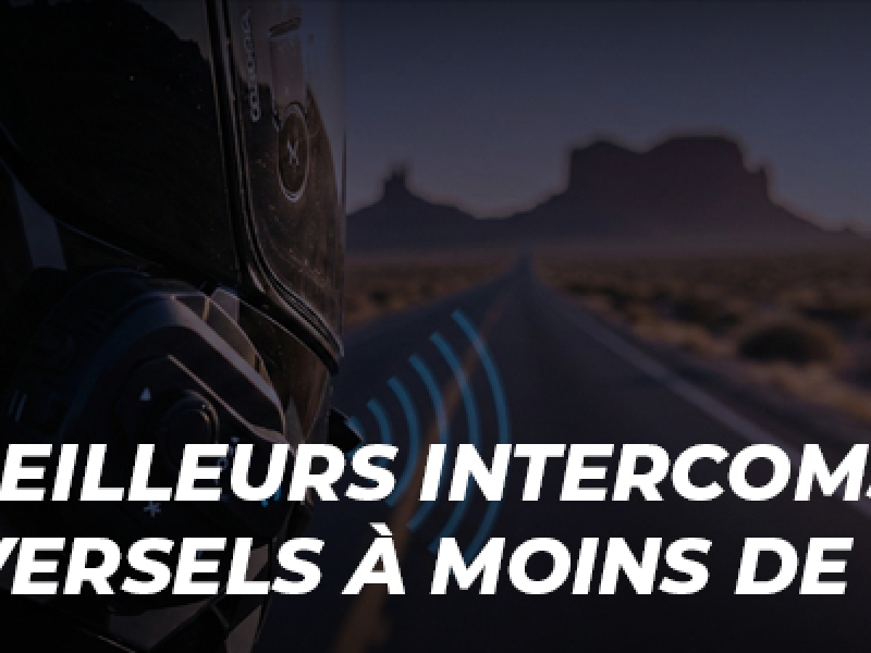 Meilleurs intercoms Universels moto à moins de 99 €
